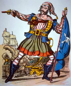 Victorian presentation of a pirate