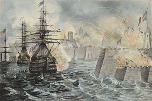 Victorious Bombardment of Vera Cruz by American School