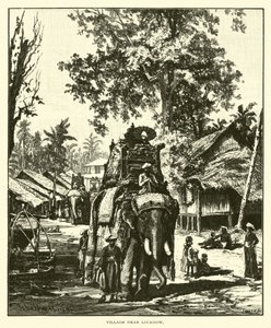 Village Near Lucknow by American School