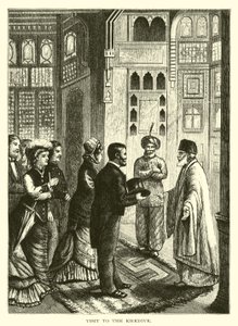 Visit to the Khedive by American School