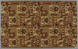 Wallpaper, pattern, ca. 1885 by American School