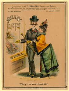 Which do you choose? Advertisement for Jewelry Store by American School