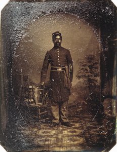 William J. Netson, 54th Massachusetts Infantry, c.1863 by American School