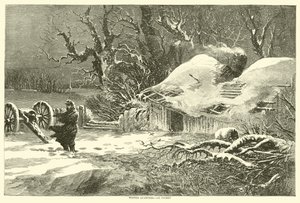Winter Quarters, on Picket, February 1864 by American School