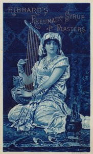 Woman Playing Harp