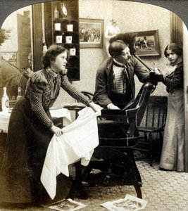 Getting His Hair Banged