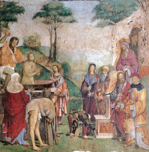 Martyrdom of Saint Cecilia, Oratory of Santa Cecilia, Bologna, Italy