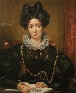 Portrait of a Young Artist by Amelie Legrand de Saint Aubin