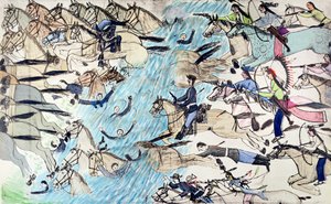 Battle of Little Bighorn, Montana, USA, 25-26 June 1876, c. 1900