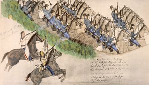 Opening of the Battle of the Little Big Horn