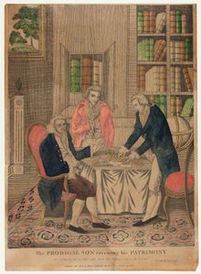 The Prodigal Son Receiving His Patrimony by Amos Doolittle