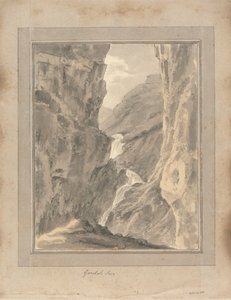 Views in England, Scotland and Wales: Gordale Scar by Amos Green