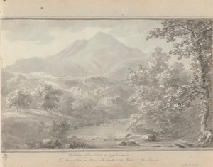 Between Llanrwst and Capel Cerrig, The Mountain is Moel Shiabod, The River is Lligwy