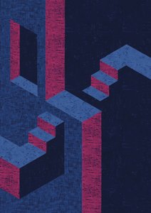 Impossible Staircase Illusion by Amy Louise Baker