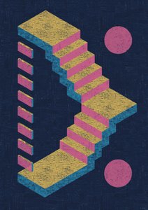 Impossible Stairs Illusion by Amy Louise Baker