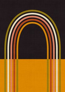 Geo Shapes Fall 21 Rainbow Arc by Ana Rut Bre