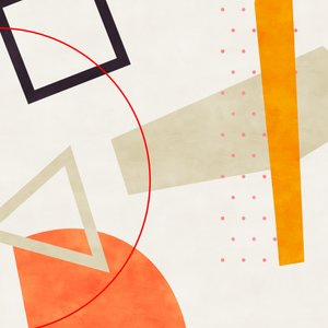 Mid Bauhaus Geometry 6 by Ana Rut Bre