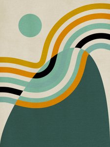 Rainbow Plus Shapes 2 by Ana Rut Bre