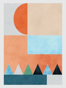 Spaces Blue Triangle