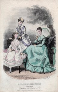 French fashion paper "Magasin des Demoiselles", Paris, June 25