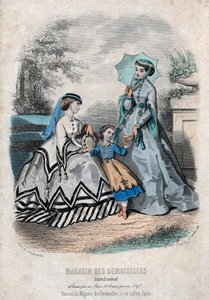 French fashion paper "Magasin des Demoiselles", Paris, September 25