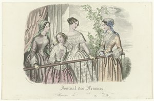 Journal des Femmes, ca. 1850, No. 1614 by Anaïs Colin Toudouze