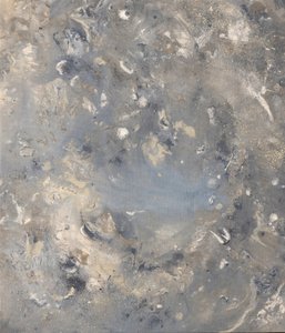 Soft Blue Gray Flow by Anastasiya Devochkina