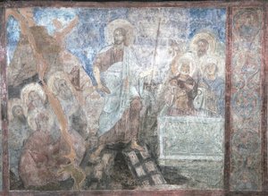 The Descent into Hell by Ancient Russian frescos