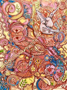 Abstract Love Birds