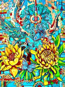 Koi Butterfly Bloom