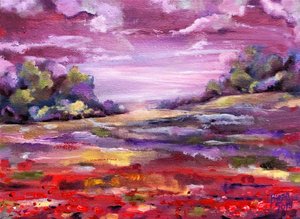 Vibrant Poppy Field