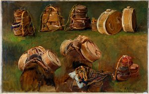 Study of Pack Saddles and other Objects by Anders Askevold