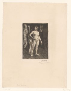 The Venus of La Villette by Anders Leonard Zorn (signed by artist)