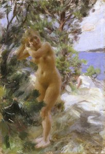 After the Bath by Anders Leonard Zorn