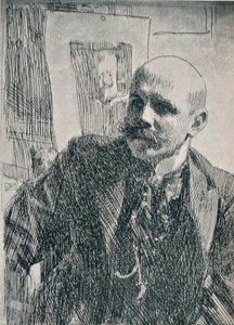 Count Georg von Rosen, Swedish painter by Anders Leonard Zorn
