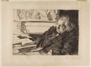 Ernest Renan by Anders Leonard Zorn