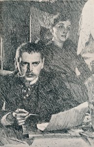 Mr. and Mrs. Zorn by Anders Leonard Zorn