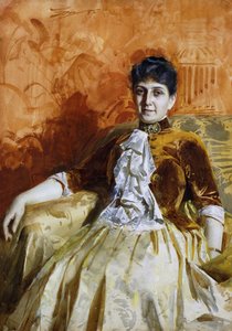 Portrait of Lisen Lamm by Anders Leonard Zorn