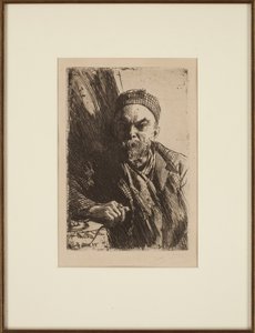 Portrait of the Poet Paul Verlaine by Anders Leonard Zorn