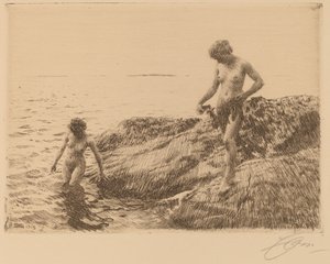 Seaward Skerries, 1913 by Anders Leonard Zorn