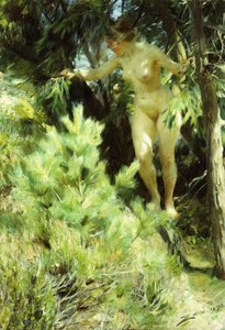 Wood-Sprite, 1892 by Anders Leonard Zorn