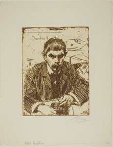 Albert Engström by Anders Leonard Zorn
