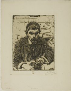 Albert Engström by Anders Leonard Zorn