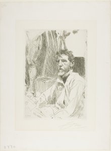 August Saint Gaudens I by Anders Leonard Zorn