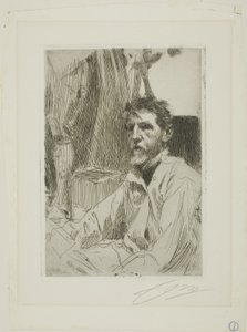 August Saint Gaudens I by Anders Leonard Zorn