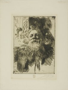 Auguste Rodin by Anders Leonard Zorn