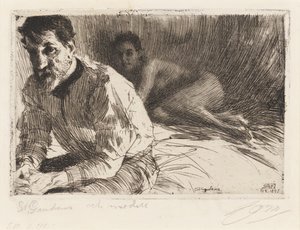 Augustus Saint Gaudens II by Anders Zorn