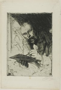 Carl Larsson by Anders Leonard Zorn