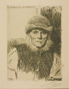 Dalecarlian Peasant (Lavards Anders) by Anders Leonard Zorn