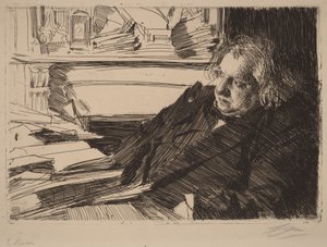 Ernest Renan by Anders Zorn